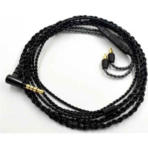 Replacement Audio Cable For Sennheiser IE40 PRO Headphones upgrade Silver Plated Cord Wire Microphone Volume Control 23 AugT2