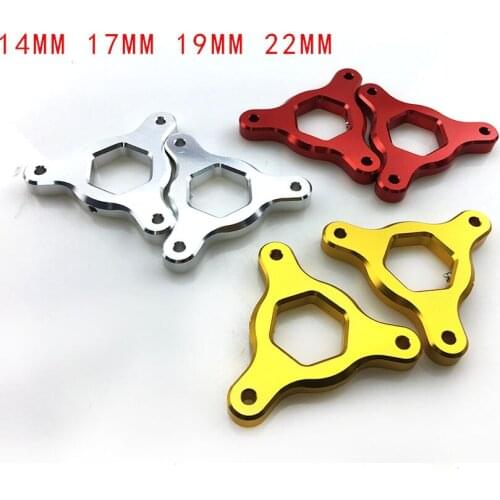 2 pcs Universal Motocicleta 14 17 19 22 mm mm mm mm CNC Corrida Frente Fork Preload Ajustadores Para Kawasaki yamaha Honda Suzuk