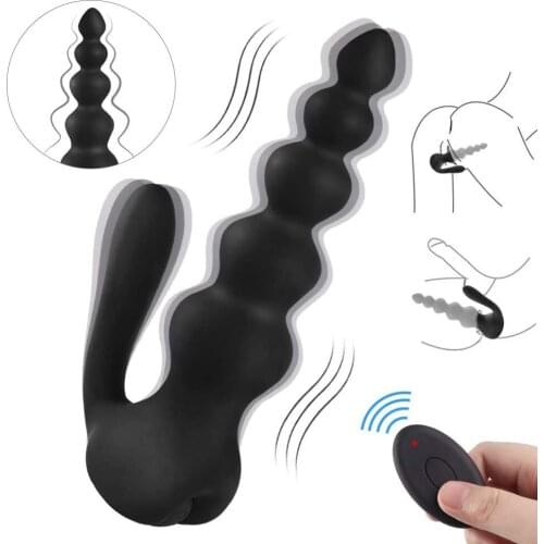 G-spot Vibrator Clitoris Stimulator Anal Prostate Massagers Remote Rechargeable Silicone Adult Sex Toys For Men And Women