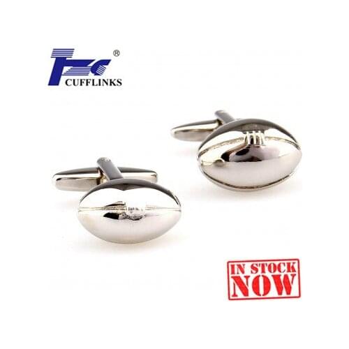 Rugby America Football Cufflink Cuff Link 2 Pairs Free Shipping Promotion