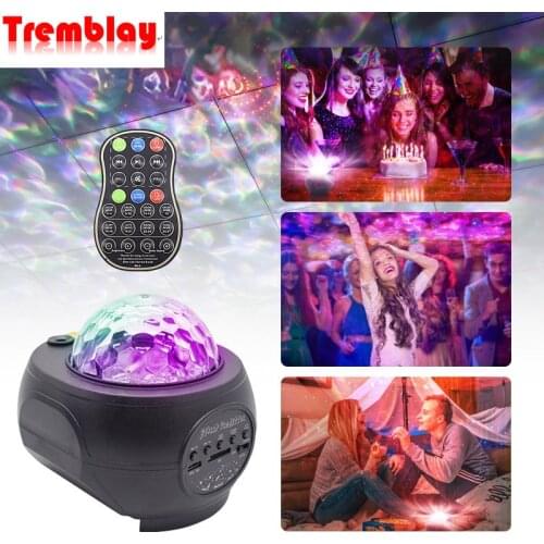Star Laser Projector Light Bluetooth Disco Lamp Professional Stage Effects for Christmas Party Entertainment RGB DJ Music Lamps