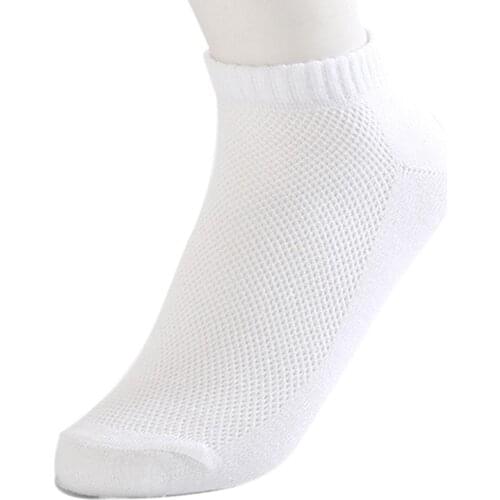 1 Pairs Summer Mesh Breathable Thin Boat Socks Mens Ankle Socks For Male Masculino Meias Sock Short Casual Slippers Color X6Z3