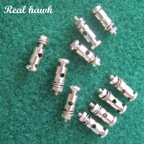 100pcs RC Plane Parts Replacement Pushrod Connectors Linkage Stoppers D1.3/1.8/2.1mm For Model Airplane free shipping
