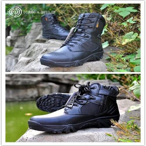 Outdoor sports 2017 military mens tactical boots mens war shoes military leather boots a variety of types of optional ocean