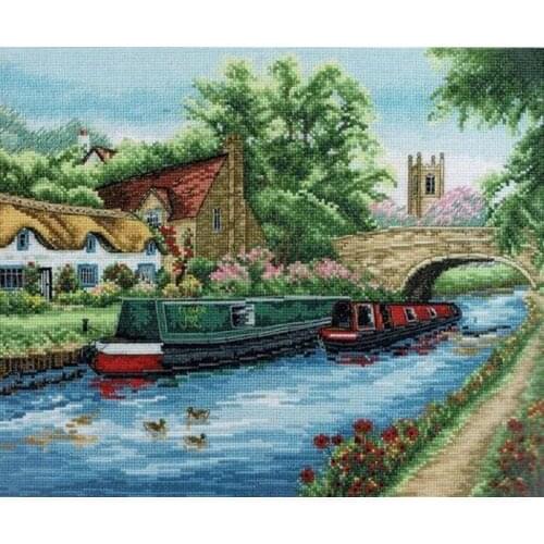 2021 Drop Shipping Embroidery Waterways Cross Stitch Supplies USA with 100% Cotton Floss & Free Shipping for Wall Decor & Gifts