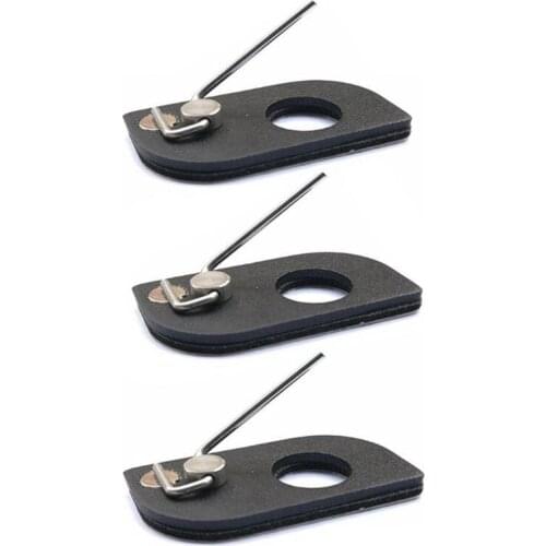 3pcs Black Stainless Steel Arrow Rest Archery RH LH Recurve Bow Magnetic Arrow Rest Hunting Shooting Accessory Right Left Hand