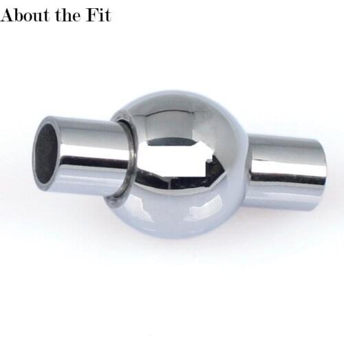 4mm Magnetic Snap Closure 316L Stainless Steel End Clasp Magnet Hook Necklace Bracelet Findings HandCrafts Buckles About The Fit