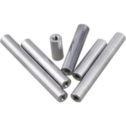 5-10pcs/lot M2 M2.5 M3 M4 M5 M6*L Round aluminum standoff spacer Stud extend long nut L=6 TO 50
