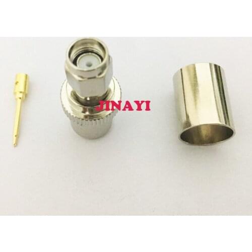 50pcs SMA Male Plug RG8 RG213 LMR400 RG214 Adapter Connector Cable