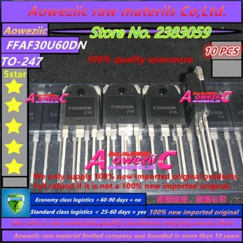 Aoweziic 100% new imported original FFAF30U60DN F30U60DN fast recovery diode 30A 600V