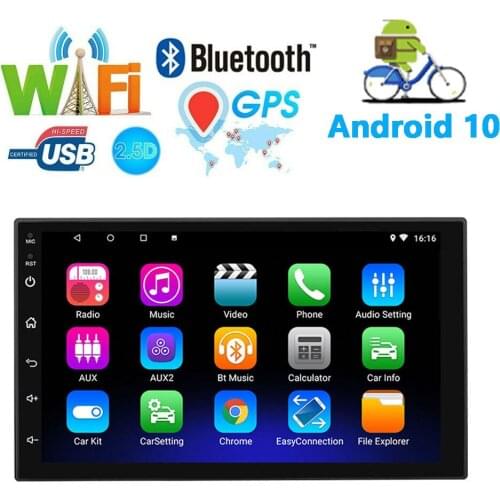 7”2din Car Radio Android10 Multimedia Player GPS Bluetooth Autoradio WIFI Stereo Receiver For Volkswagen Toyota Nissan Car Radio