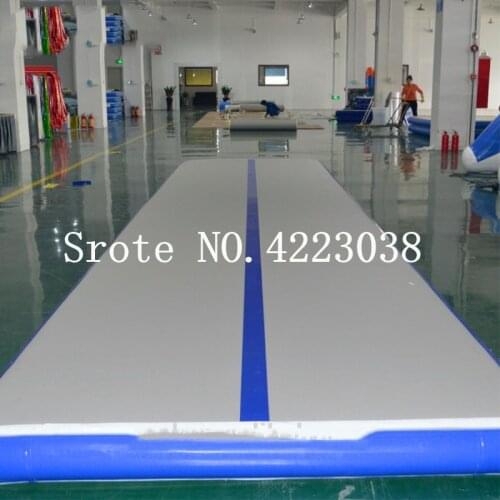 Free Shipping 8x2x0.2m Factory Wholesale Gymnastics Inflatable Tumble Air Track Gym Mat Inflatable Airtrack For Sale