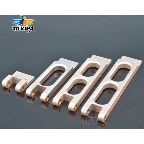 Aluminum Alloy 38mm/100mm/130mm/150mm Rudder Supporting Frame Metal Rudder Components Rudder Parts For Rc Boat