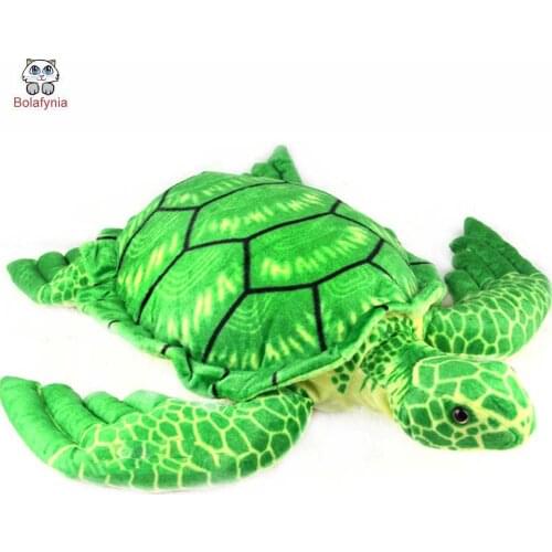 BOLAFYNIA Children Plush Stuffed Toy Turtle pillow see animal Baby Kids Toy for boy Christmas Birthday Gift