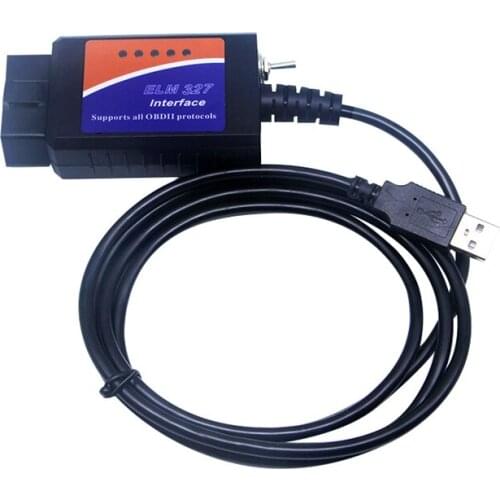 ELM327 USB Diagnostic Cable With Switch For Code Reader Focccus Forscan FF2 Elmconfig