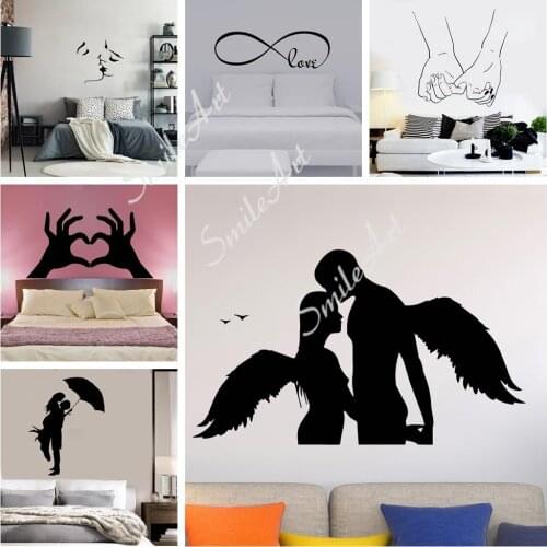 Hot Love Wall Stickers Personalized Creative For Bedroom Decoration Mural Custom