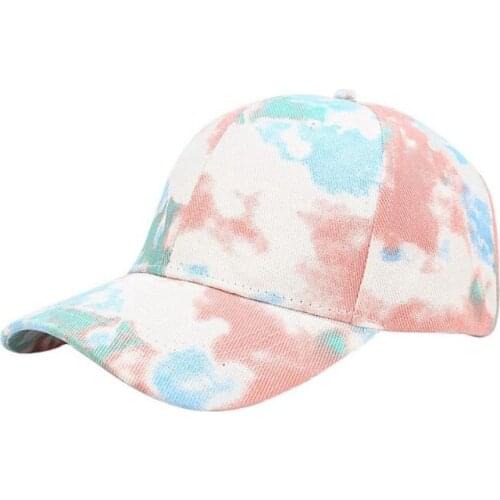Outdoors Hiking Caps Quality Cotton Tie-dyed Denim Running Camping Cap Men And Women Summer Time Sun Hatym