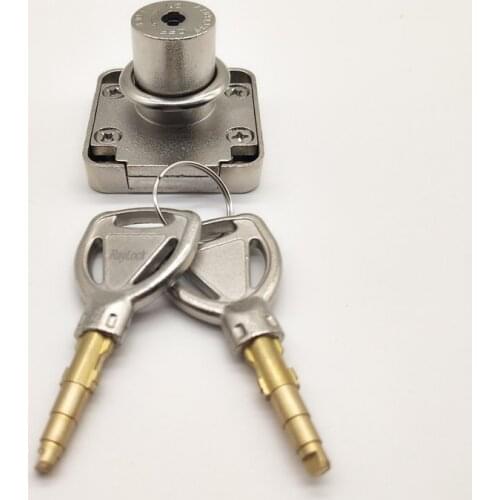 Raylock produced bullet key furniture drawer lock 180 degree spring back key cabinet lock
