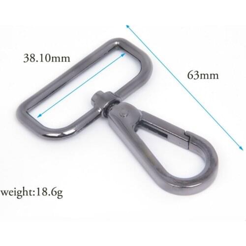 10pcs Metal Swivel Trigger Lobster Clasp Snap Hook Chain Ring Paracord Lanyard Diy Craft Outdoor Backpack Bag Parts