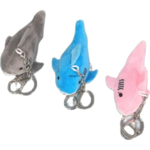 6-7CM Shark Stuffed Plush Toys Cute Key Clip Pendant Dolls Gifts Birthday Party Decor Plush Toy