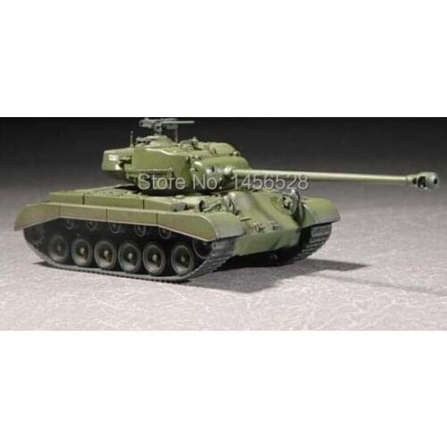 TRUMPETER 07287 1/72 US T26E4 Pershing Heavy Tank Assembly Model kits scale model 3D puzzle vehicle model