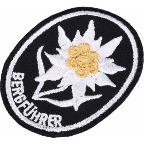 WWII GERMAN MOUNTAIN TROOPS ELITE EDELWEISS SLEEVE PATCH