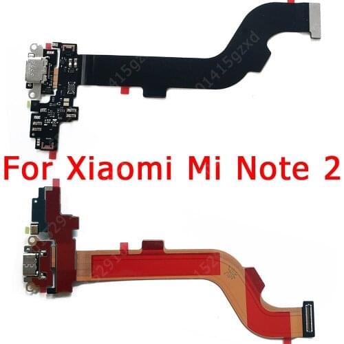 Original Charge Board for Xiaomi Mi Note 2 Note2 Charging Port USB PCB Dock Connector Flex Cable Replacement Spare Parts