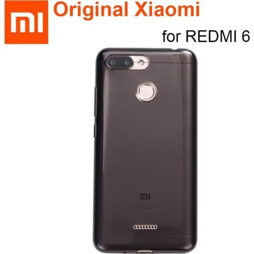 Original Xiaomi Redmi 6 Case Luxury TPU Soft Silicone Phone Cases for Xiaomi Redmi 6 Back Cover Natural clear shockproof shell