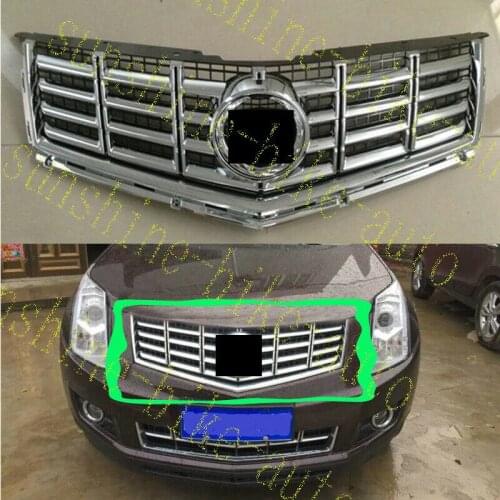 Fit For Cadillac SRX 2013 2014 2015 Car Front Bumper Cover Grid Upper Trim Grille 1pcs