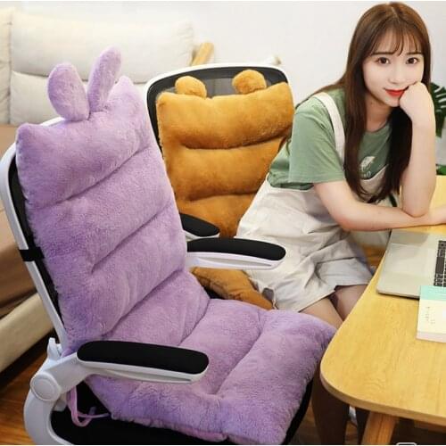 Chair Cushion Office Sedentary Butt Mat Student Seat Back Cushions Waist Support Bedside Mats Chair Backrest Washable