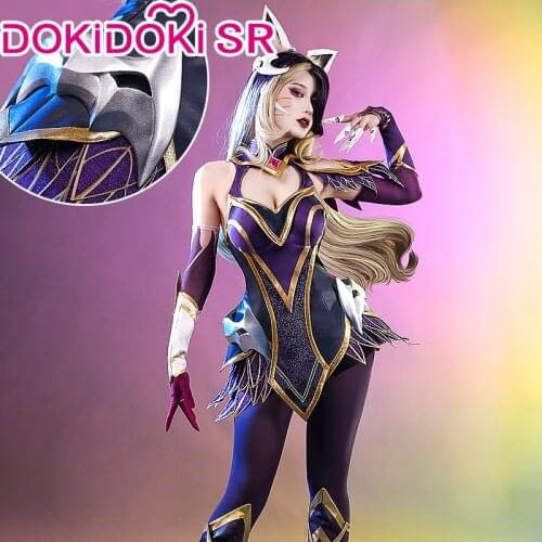 1 Deposit =$5 Coupon DokiDoki-SR Game League of Legend Cosplay Ahri Witch LOL League of Legends
