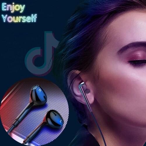 Wired Earphone 3.5mm In Ear With Mic Gaming Buds Sports Earphones Headset For Iphone Xiaomi Huawei Oppo Earpiece Fone De TXTB1