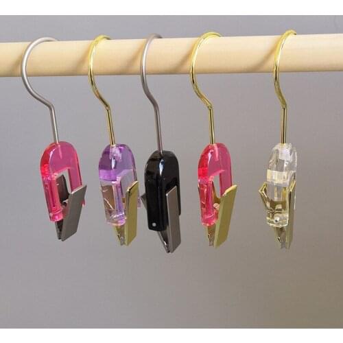 Display Clothes Pegs for Pants Scarf Tower Metal Clothes pin Laundry Hanger Hook