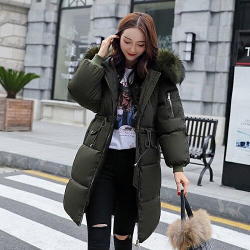 Real Direct Selling Cotton Polyester Time 2019 Autumn And Winter Dress Will Code Suit-dress Long Fat Loose Coat Bread Serve