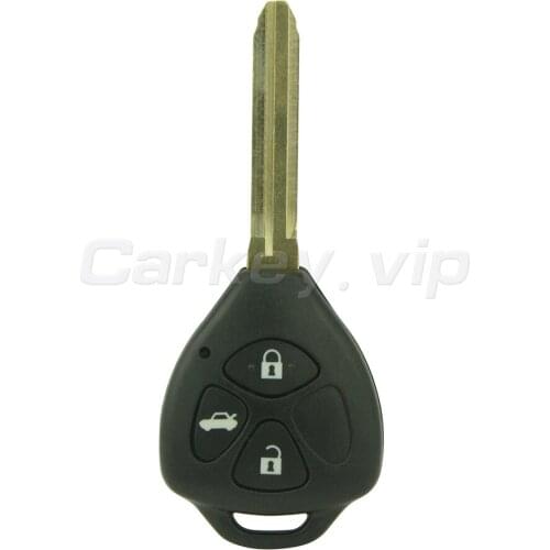 Remotekey Remote car key 3 button TOY43 blade HYQ12BBY G chip for Toyota Camry Corolla 2009 2010 2011 2012