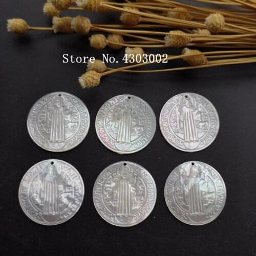 100pcs/lot 15mm Drilled Natural Round san benito Madonna Mother of Pearl Shell Round Madonna Pearl Shell MOP for DIY Jewelry