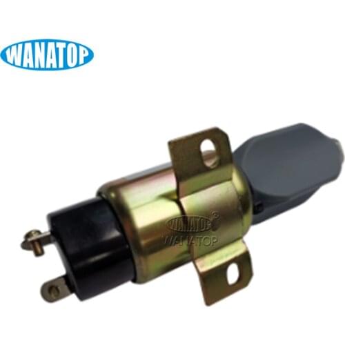 Excavator Fuel Shutdown Solenoid 1504-12A6U1B1S2 1504-24A6U1B1S2 1502-12D6U1B1S1A 129470-67320 For Yanmar Diesel Engine