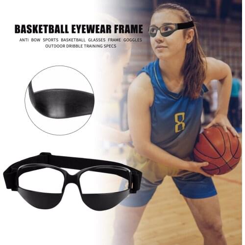 Training Equipment Goggles Outdoor Dribbling Anti Bow Basketball Glasses Frame for Indoor Exercise Sport Decoration