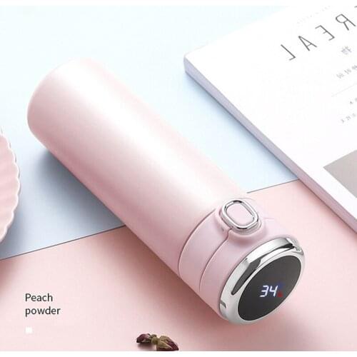 320/420ml Smart Thermos Temperature Display Bounce Vacuum Flask Thermal Mug Coffee Tea Thermo Bottle Christmas Gift Water Bottle