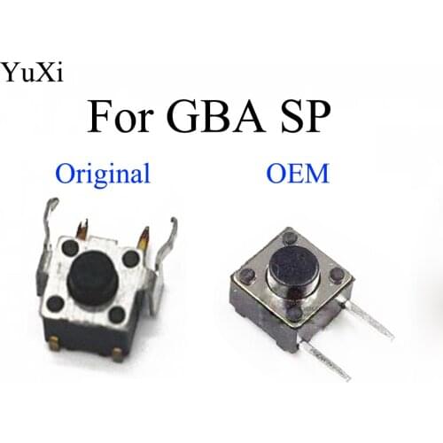 YuXi 10PCS For Game Boy Advance SP Left Right Shoulder Trigger Button Switches For GBA SP