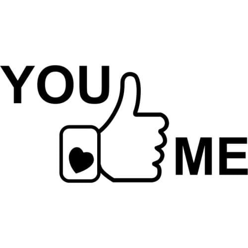 15*7.1cm Sticker Car Decal JDM Die cut - you like me Funny Car Window Bumper Novelty JDM Drift Vinyl Decal Sticker