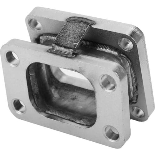 15 Degree Turbo Exhaust Manifold Flange Adapter for T3 to T4 Stainless Steel Accessory