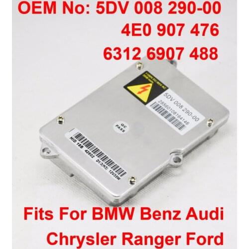 2x 12V 35W D2R D2S OEM HID Xenon Headlight Ballast Control Unit Car Part Number 5DV 008 290-00 For BMW Benz Audi Chrysler Ford