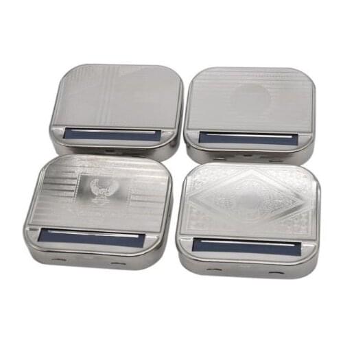 70mm Metal Rolling Machine Tobacco Roller Cigarette Maker For Paper Joint Roller Blunt Cigar Rolling box