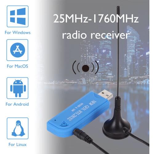 Digital TV Receiver Stick USB 2.0 Digital DAB FM RTL2832U R828D SDR RTL-SDR A300U TV Tuner Receiver Stick TV signal Receiver