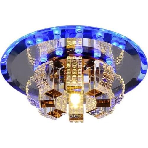 Crystal Ceiling Lamp Corridor Light Crystal Ceiling Balcony Ceiling Light Bedroom Study Room Living Room Aisle Lamp Home