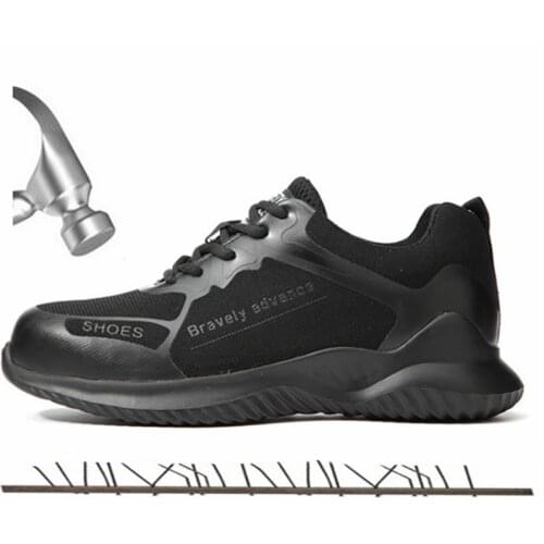 Male Work Safety Boot Steel Toe Safety Shoes Comfort Men Shoes Anti-puncture Indestructible Shoes Work Boots Men Work Sneakers