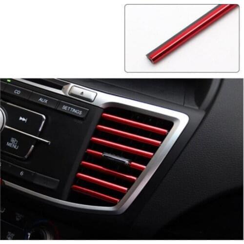 New Car styling Car Air Vent Grille Decoration Strip Sticker for Seat cover Altea Ibiza Cupra Leon Cupra MK1 MK2 Toledo