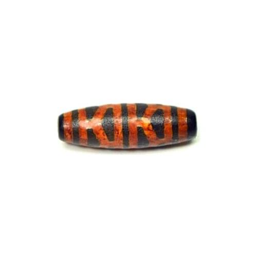New Orange/black 10mm Oval agate beads Tibetan make old agate DZI Tortoiseshell amulet Men&women jewelry DIY Free Shipping