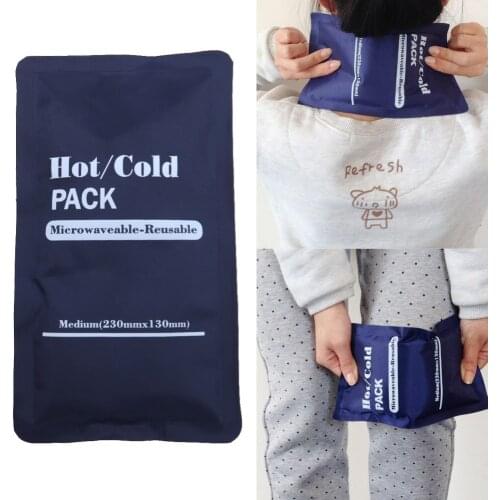 New Reusable Hot / Cold Heat Gel Ice Non Toxic Pack Sports Muscle / Back Pain Relief
